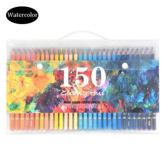 Brutfuner 180 Oil & Water-Soluble Colored Pencils Set for Drawing & Doodling - Ideal Gift