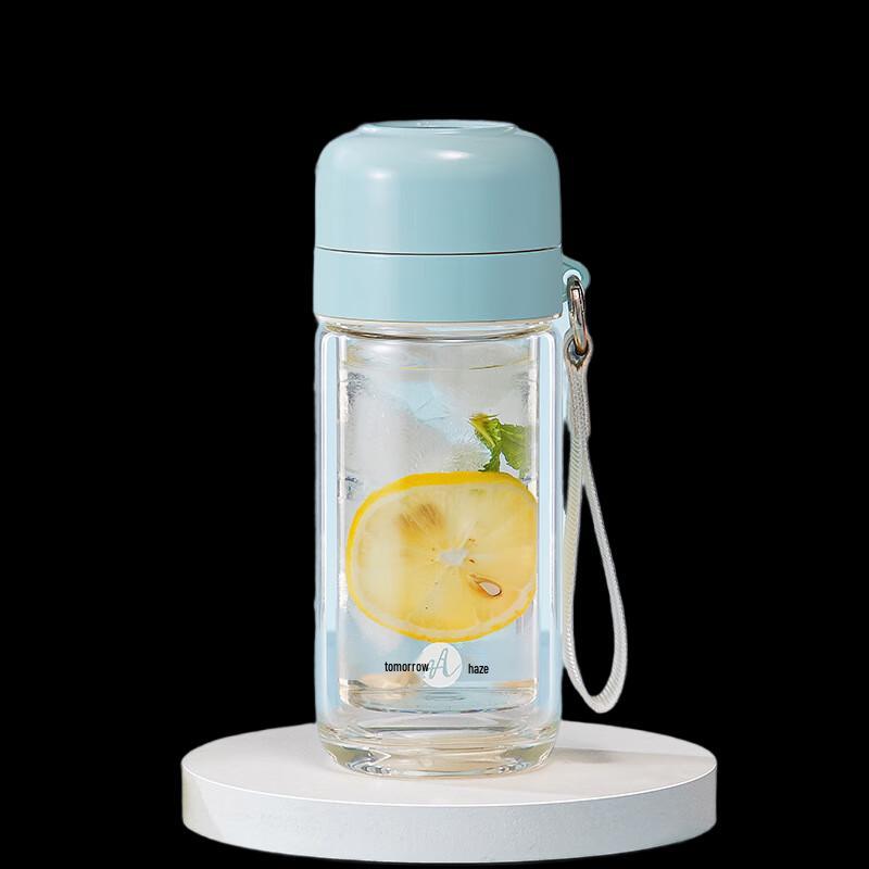 Stylish Double-Layer Glass Tea Infuser Bottle
