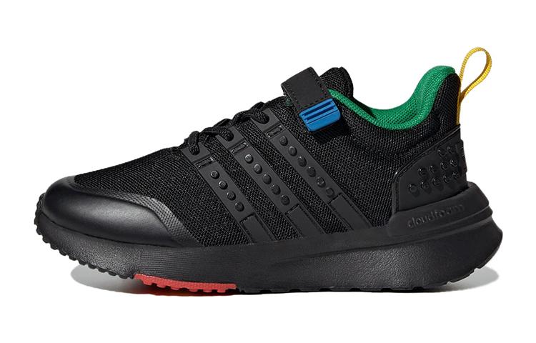 LEGO x Adidas Neo Racer TR21 Эластичные Дышащие Низкие Детские Беговые Кроссовки Черные Детские IF2889 30.5