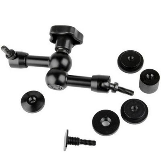 SLR Camera Magic Arm Mount Kit with 7/11-Inch Size Options – Includes Large/Small Crab Clamp and Mighty Clamp