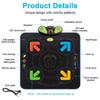 Kids Dance Mat, Girls Dance Pad, Anti-Slip Dance Playmat with 4 Fun Games, 8 Built-in Music & AUX for Kids Ages 3 4 5 6 7 8 9 10+ Year Old
