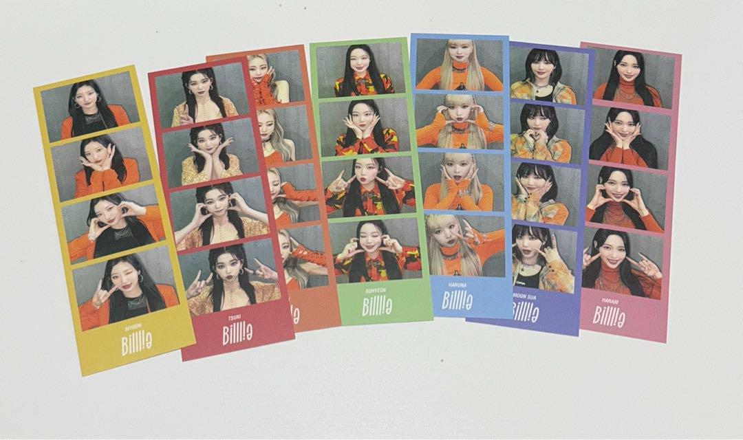 

[Б/У] Billlie 4 кадра Суа Сухён Харам Цуки Сон Сиюн Харуна