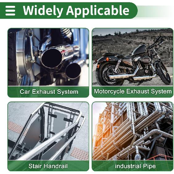 Motoforti 2.5" OD To 3.5" OD Mandrel Exhaust Pipe Adapter Concentric Reducer Car Exhaust Pipe Tubing Piping Adapter 5Inch/127Mm Length T304 Stainless