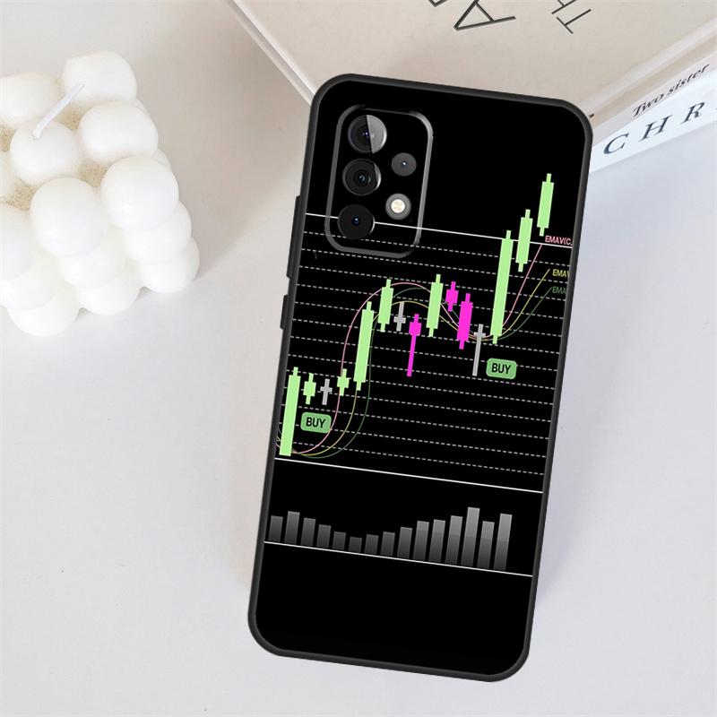 Day Trading Day Trader For Samsung Galaxy A55 A35 A15 A36 A56 A26 A16 A22 A32 A52 A54 A34 A53 A33 A13 A06 A05 Case