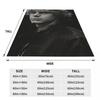 Evan Peters Pattern Blanket Flannel Sofa Throw Blanket Portable Throw Blankets for Couch Bedding Outdoor Throws Bedspread Quilt