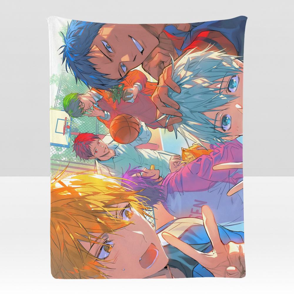 anime KKuroko BBasketball Throw Soft Flannel Blanket for Bed Bedroom Sofa Picnic Throw Skinfriendly Breathable Gift Cover
