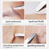 Professional Beauty Tool for Facial Hair Manicure Tool Flat Opening Ouriner Eyebrow Tweezers Stainless Steel Eyebrow Forceps