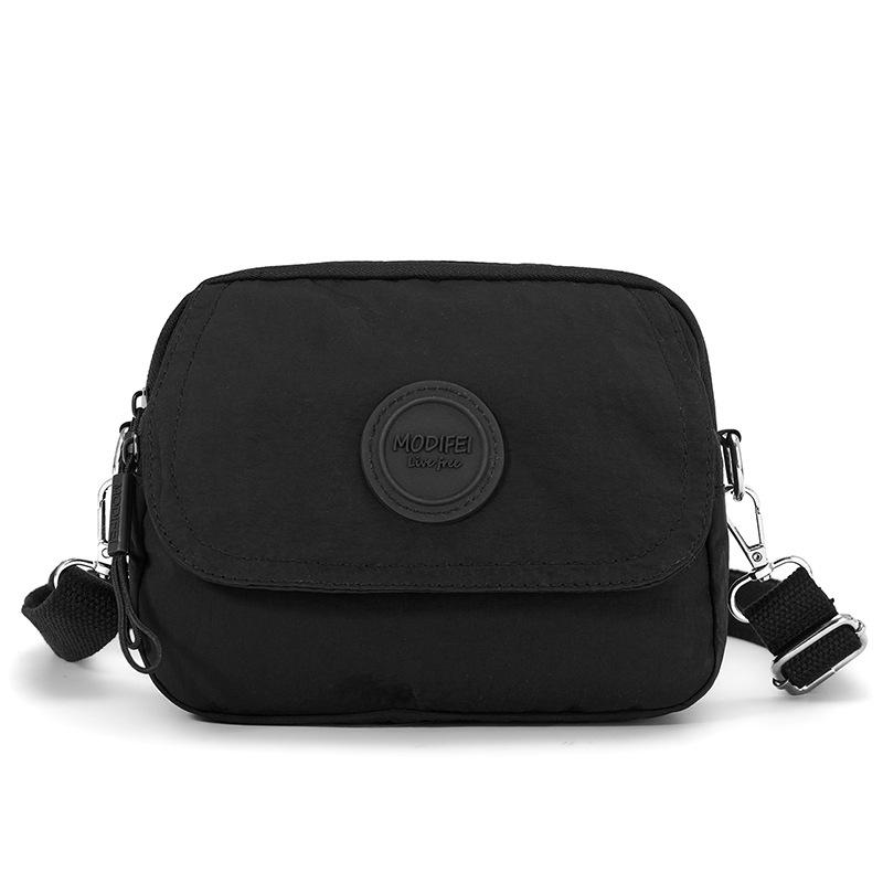 Women's Crossbody Bag Multi-compartment Mobile Phone Bag Solid Color Shoulder Bag