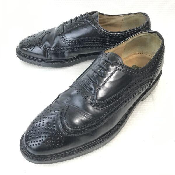 

Vintage LLOYD Leather Wingtip Full Brogue Shoes [10/28.5/Black] Germany(USED)