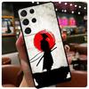 Red Sun Japanese Anime Phone Case For Samsung Galaxy S25 Ultra S21 S22 S23 S24 Ultra S9 S10 Plus S24 S25 FE Cover