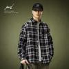 2024 Letter Long Sleeve Shirt Japanese Hong Kong Style Ins Loose Shirt Boys Summer Trendy Versatile Casual Coat