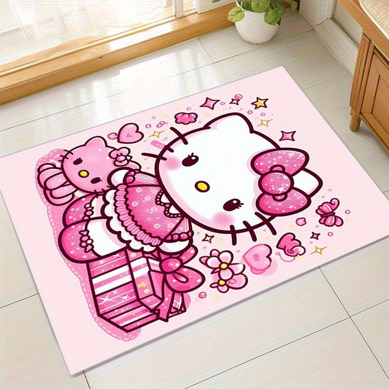 

1 шт. Розовый коврик-подарок Hello Kitty - Милый мультяшный декор, Ковер для офиса, Подарок на день рожденияz114 60cm by 90cm