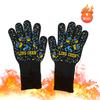 800  degrees  C High temperature Resistant Gloves Flame Retardant Non-Slip Waterproof for BBQ Microwave Oven