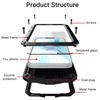 Applicable to Apple 16Pro iPhone15 4 3PROMax S24Ultra three-proof metal mobile phone case