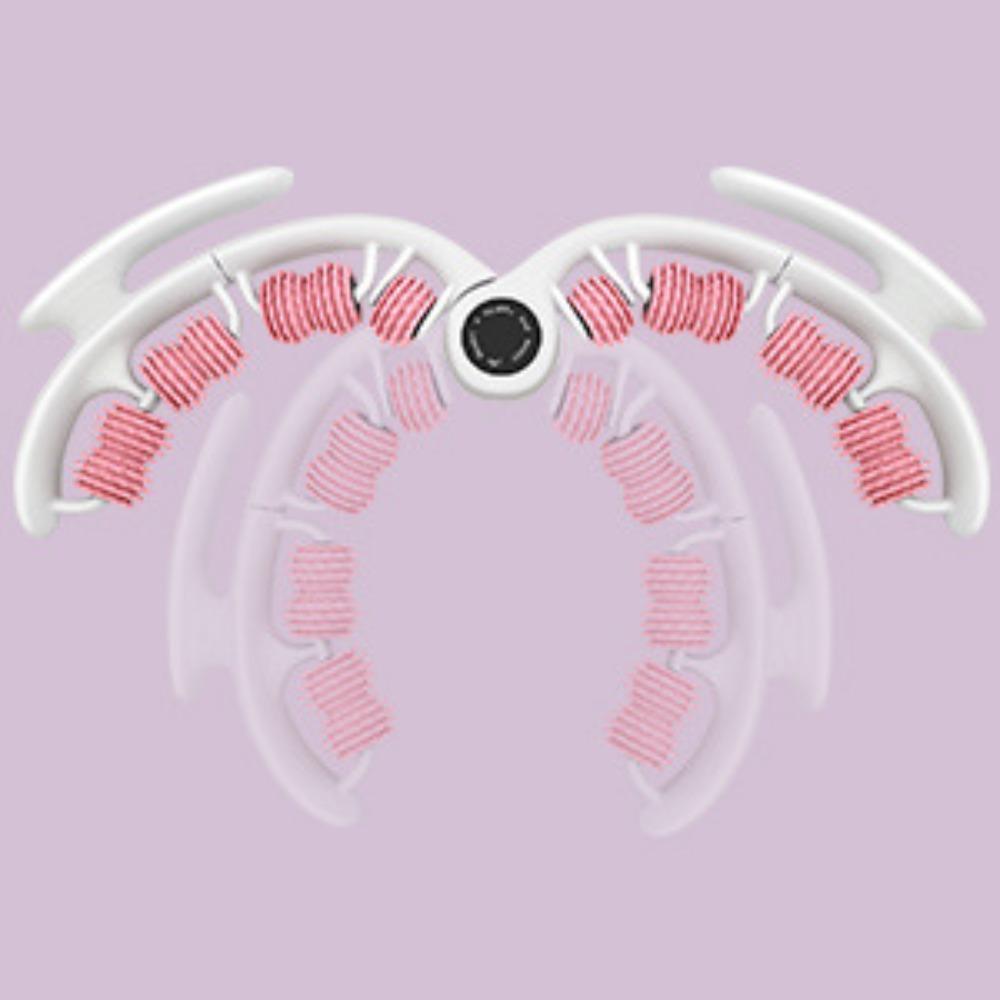 Ring-Beinclip-Rollenmassagegerät, Beinmassagegerät, Yoga-Fitnesshilfe, Bein-Schönheitsartefakt, 3 abnehmbare Teile