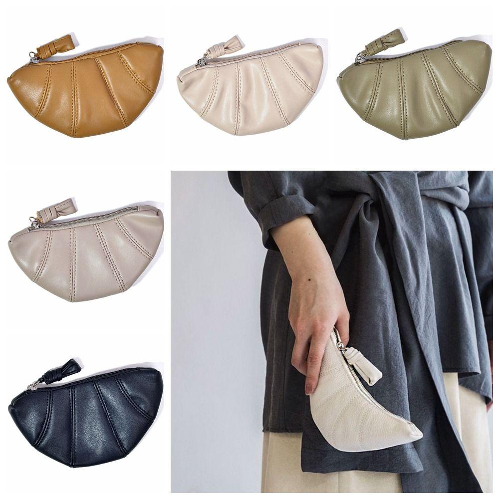 

Car Key Bag Croissant Wallet Coin Purse Change Purse Portable Zipper Purse Outdoor