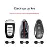 Two-Tone Leather Key Case for Hongqi H5/HS7/E-HS9/HS3/HS5/H6H9