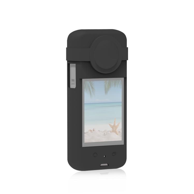 

For Insta360 X3 PULUZ Silicone Protective Case with Lens Cover