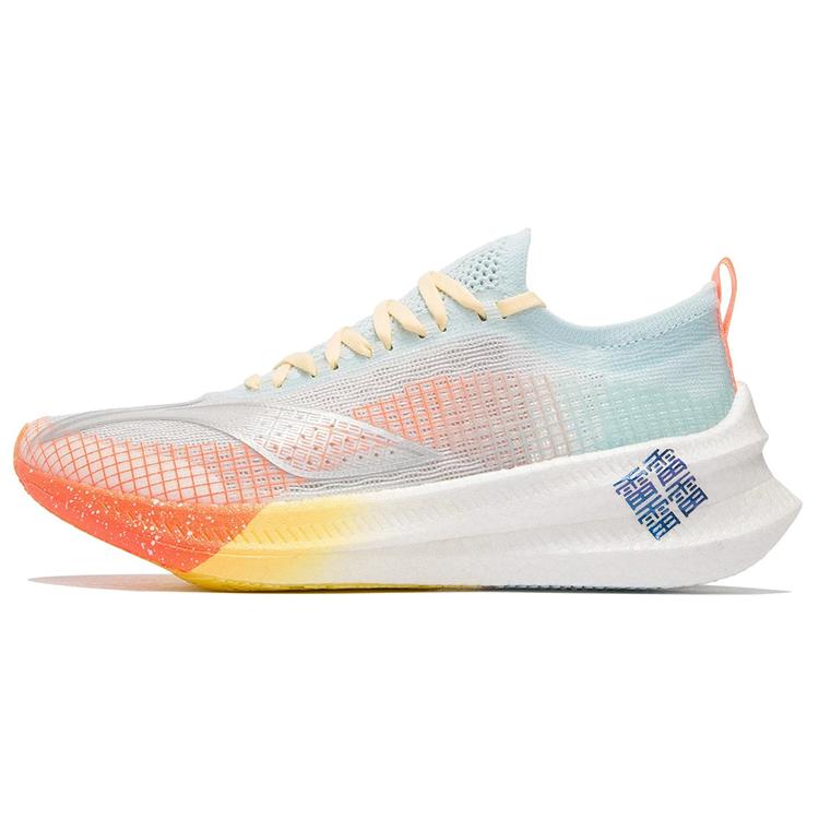 

Li Ning Feidian 2 Elite Running Shoes Women s Low top Aqua Blue/Standard White/Orange/Yellow ARMS020-1 37
