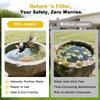 2pcs Copper Bird Bath Cleaning Disk, 0.6mm Pure Copper with Triple-Point Support, Universal Fit for Outdoor Birdbaths