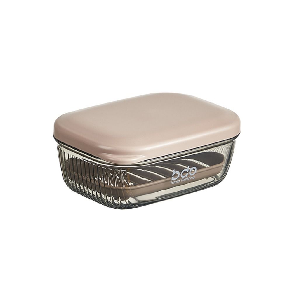 

Simple Style Travel Soap Dish With Drain Plate Soap Container Soap Storage Box Bathroom Supplies