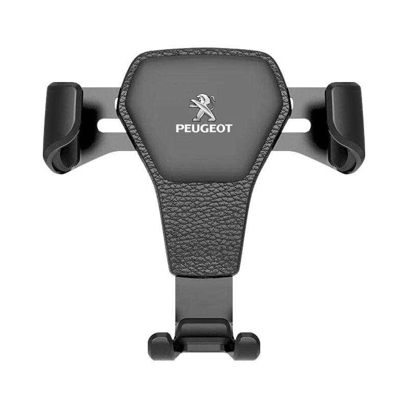 For Peugeot 308 408 508 RCZ 208 3008 206 207 406 407 408 206 207 208 306 307 Gravity Car Badge Phone Holder Bracket Air Clip Mount Stand Accessories