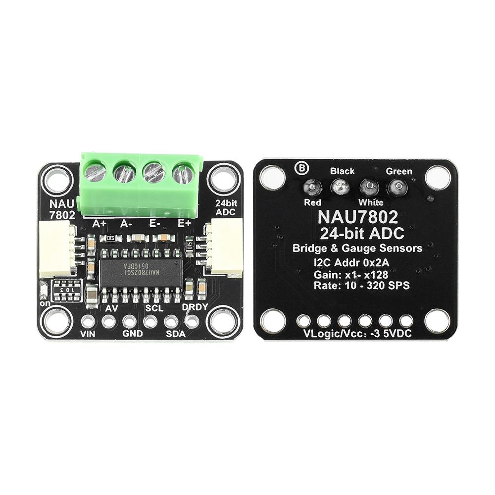 NAU7811 High Precision ADC Module 11 Bit ADC Data Conversion Pressure Compatible For Electronic Scale STEMMA QT/Qwiic Port