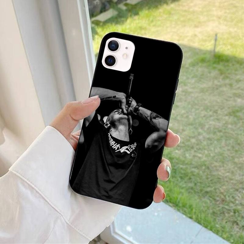 FHNBLJ Oxxxymiron Phone Case for iPhone 11 12 13 Mini Pro Max 8 7 6 6S Plus X 5 SE 2020 XR XS Funda Case