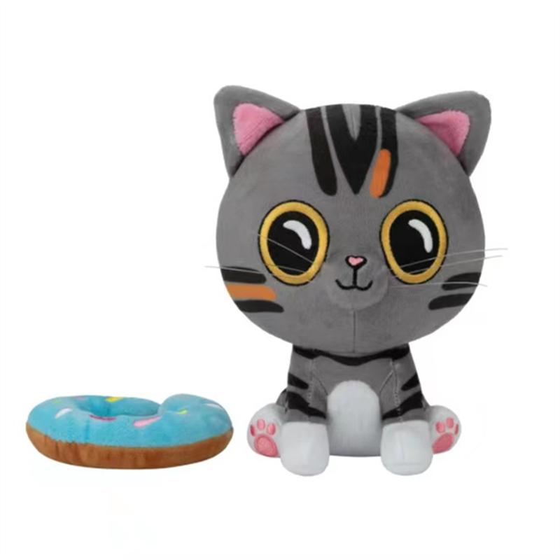 New Arrive Cute Soft Material 20cm Ralph and Bella Plushie Stuffed Cartoon Cat Plush Home Comfort Pillow Cushion Perfect Gift Doll Kids Girls
