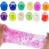 UQTOO DIY Slime Kit with 31 Pieces, Crystal Clay, Beads, Fru