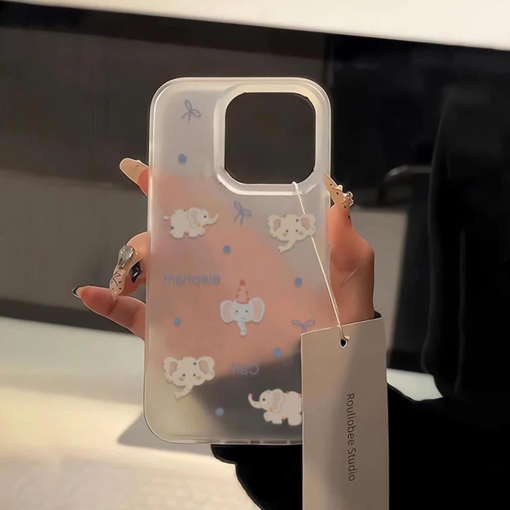 Moe version of the baby elephant is suitable for Apple 11/11/11 promax mobile phone case 11/11pro cartoon 11 anti-drop 11pro