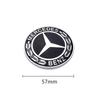1 ks kovové ploché logo znaku na kapotu auta Přední odznak Logo Samolepka Pro Mercedes Benz W212 W213 W205 W177 W247 W176 CLS CLA CLK CLG GLS