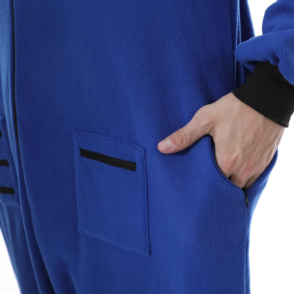 Pánský kostým astronauta NASA Zimní teplé volné pyžamo z polárního rouna Spaceman