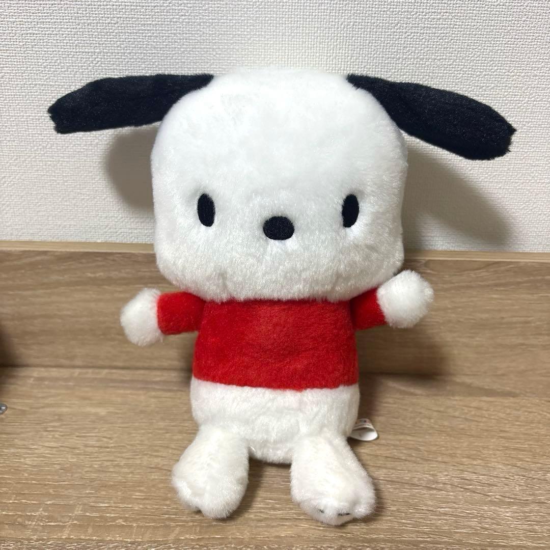 Pochacco stuffed toy Pyoko Pyoko stuffed toy Sanrio Munyugurumi patio