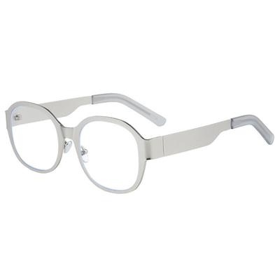NeoRetro 6202 Runde Passform Sonnenbrille C4 Silber