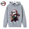 Autumn Warm Evil Spirit Killing Fashionable Casual Sports Hoodie With Anime Print For Boys And Girls Clothing