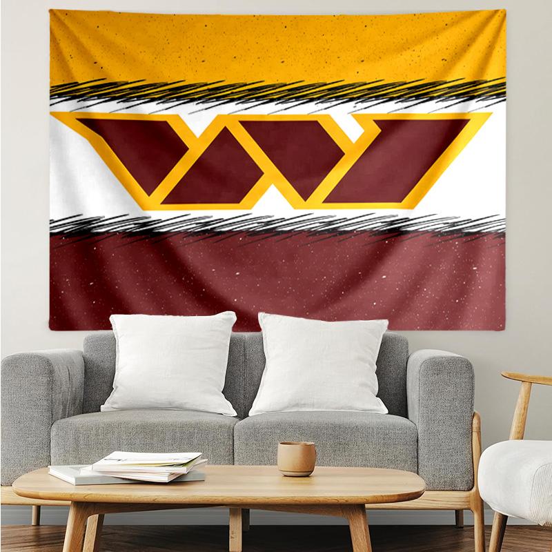 Washington Commanders Map Tapestry Accessories Playroom Tapestry, for Bedroom,Livingroom, dormitory Room Wall Decor Fan Birthday Gifts
