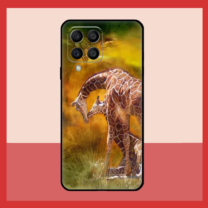 Cute Cartoon Giraffe Case For Samsung Galaxy M52 M32 M53 M16 M11 M21 M31 M35 M12 M13 M14 M15 M36 M56 M55 M34 M54