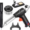 Internally Heated Industrial Laser Welding Tools, 60W Up to 480℃ Temperature One-Handed External Heating Soldering Gun, Multi-Function Soldering