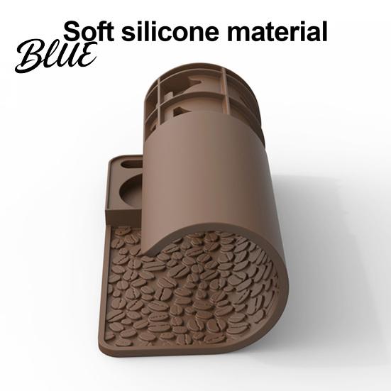 Barista Coffee Pressing Station Silicone Espresso Tamping Mat, Non-Slip Tamper Heat Base Resistant Pad for Home Accessories Easy Clean Mat