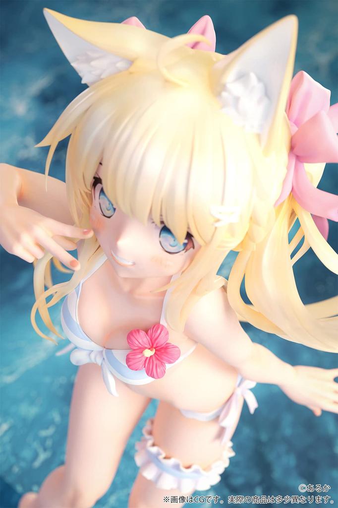 Kemomimi Gakuen Illustrated by Aruka Scale Painted Finished Figure "Blonde-chan" 1/7