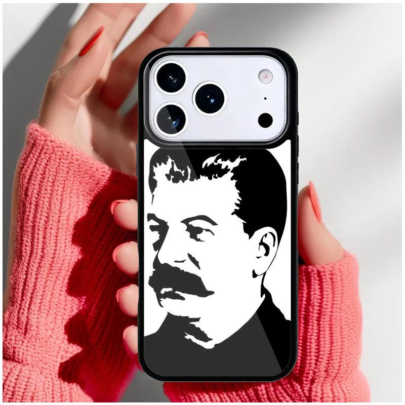 

Stalin Soviet Union Phone Case for iPhone 17 Air 16e 15 14 13 Pro Max Back Cover for 12 11 Pro Coque iPhone 14 Pro Max