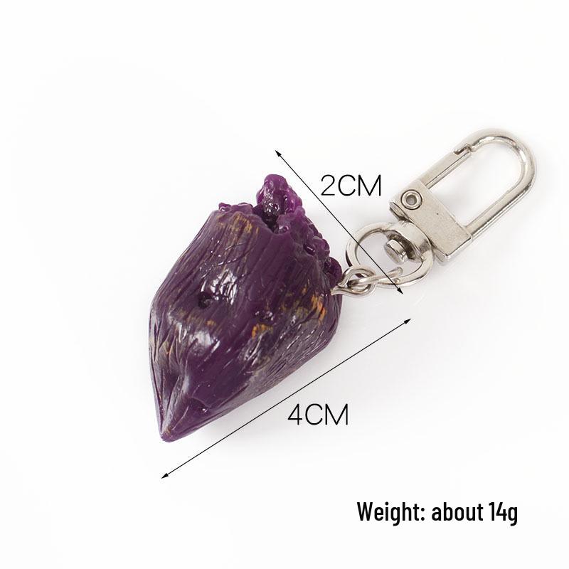 Erdbeere Obst & Gemüse Schlüsselanhänger Anhänger - Niedliches Kreatives Spielzeug & Studentengeschenk