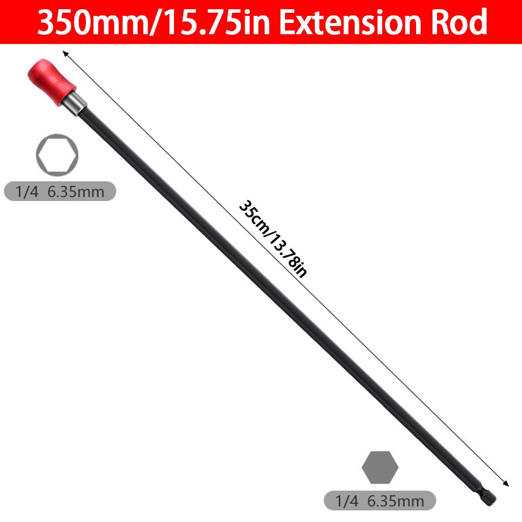 Stainless Steel Bit Extension 14 Inch Magnetic Screwdriver Holder Flexible Drill Bit Extension
