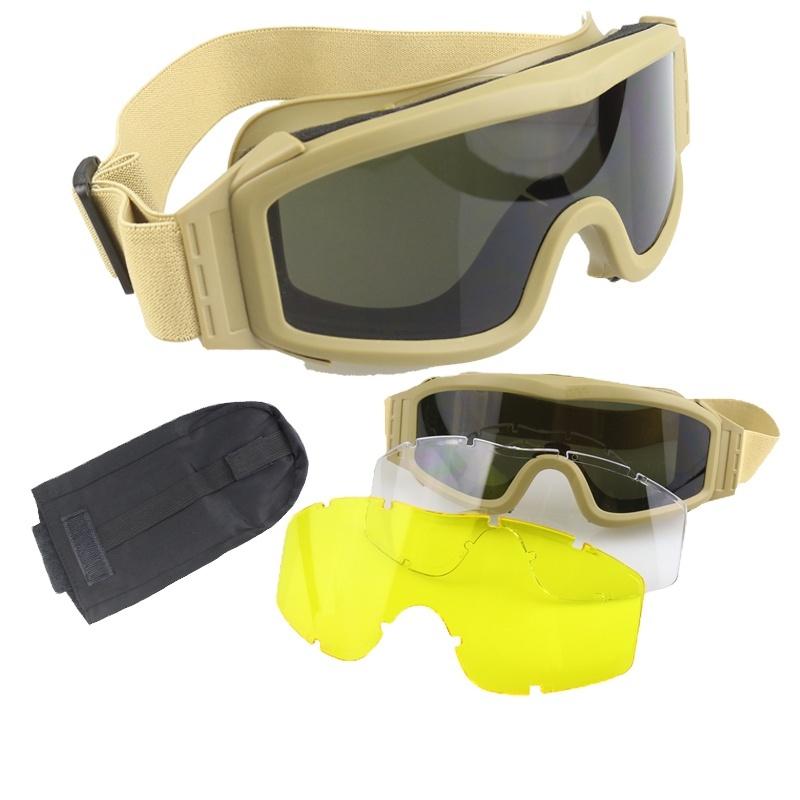 China Manufacturer Protective Goggles Safety Glasses Combat Goggles SAFETY GOGGLE