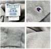 S101 Reverse Weave Pullover Hood Sweatshirt Single Color Blue Tag Silver [Champion] (L, Gray)