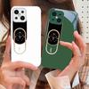 Wall Clock Color Pattern For Oppo Find X5 X8 Pro X3 Lite A72 58 73 54S F11 79 Reno 6 4Z 5G Nord N200 Tempered Glass Phone Case