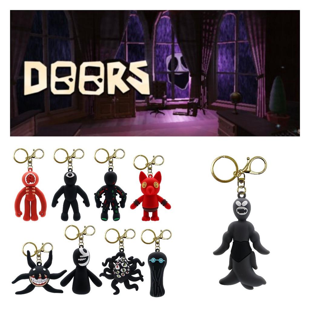 Haoan Doors Roblox Figure Keychain Pendant For Your Bag Or Keys Spooky And Cute Pvc Soft Rubber Material!