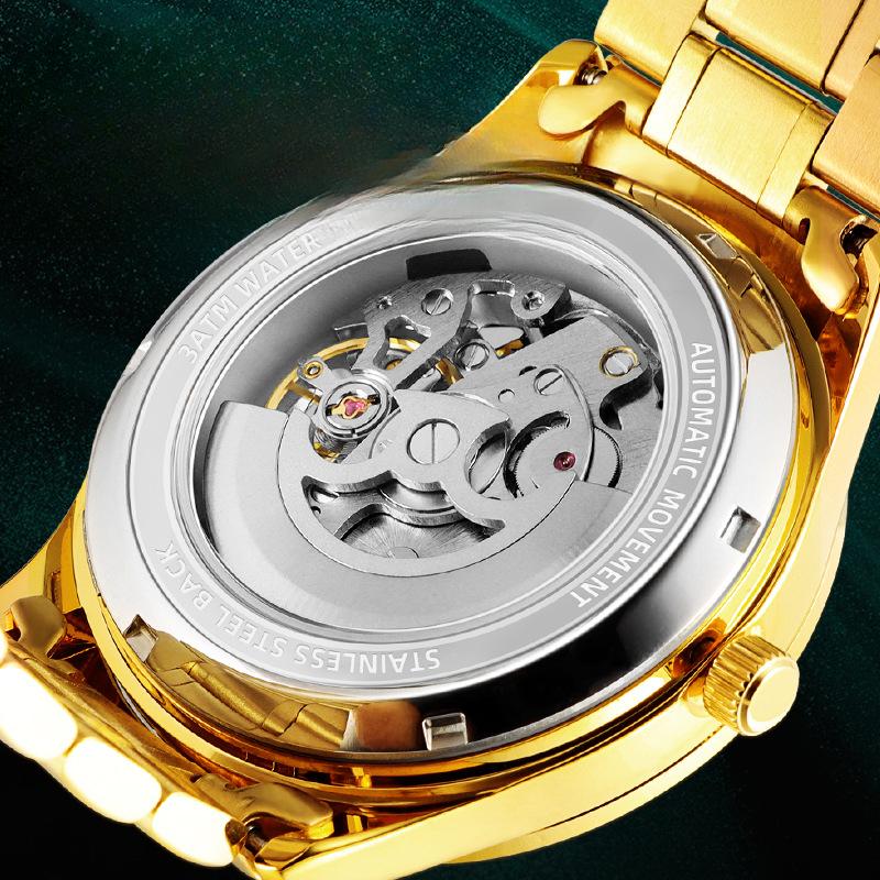 Men's Automatic Mechanical Watch Dragon Element Hollowed Out Waterproof Glow-in-the-dark Men's Watch