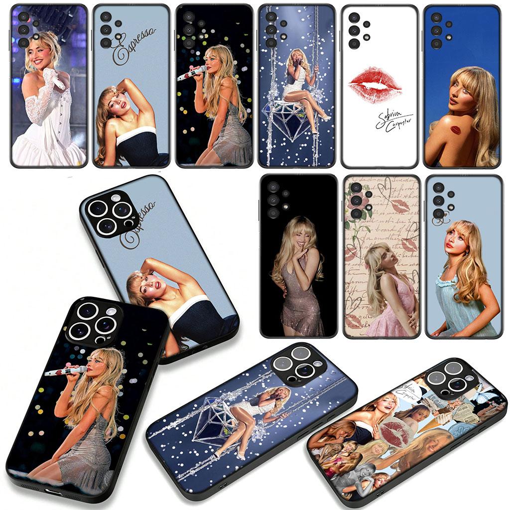 Sabrina Sc Carpenter Phone Cover for Apple iPhone 16 15 14 Plus 13 12 Mini 17 Pro Max + ProMax 16E Air Case